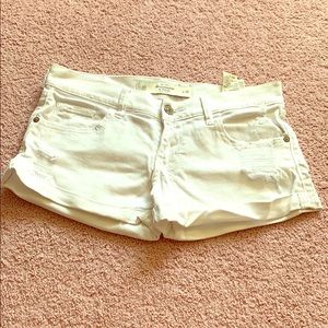 Abercrombie & Fitch White Shorts